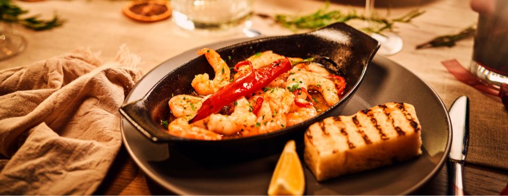 Christmas King Prawn Al Forno