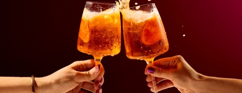 Someone eating pasta and a salad at Prezzo