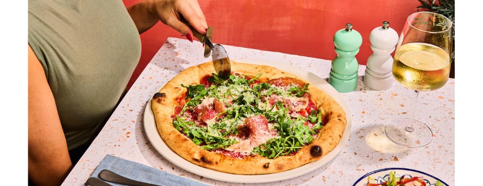 Prosciutto And Parmesan Pizza