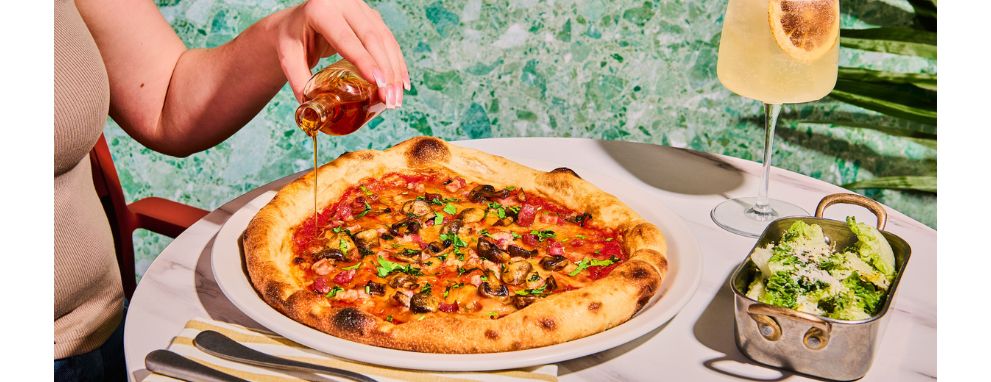 Mushroom And Pancetta Pizza