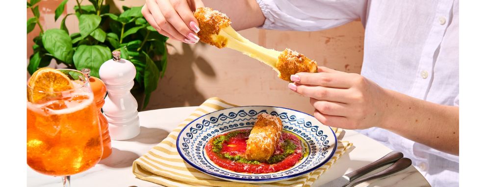Giant Mozzarella Sticks